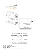 Maestro M1002G User Manual preview