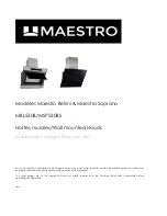 Maestro MBL530B User Manual предпросмотр