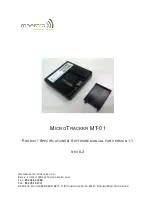 Preview for 1 page of Maestro MICROTRACKER MT-01 Product Specifications