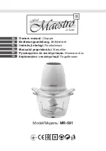 Maestro MR-581 Manual preview