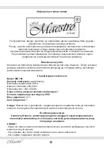 Предварительный просмотр 12 страницы Maestro MR-756 Owner'S Manual