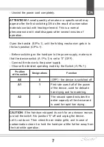 Preview for 7 page of Maestro MR207 Owner'S Manual