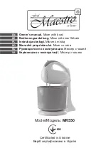 Preview for 1 page of Maestro MR550 Owner'S Manual