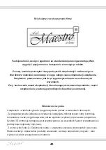 Preview for 40 page of Maestro MR794 Owner'S Manual