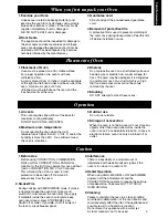 Preview for 5 page of maestrowave Combi Chef 7 Operating Instructions And User Manual