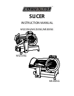 Preview for 1 page of maestrowave MS220SG Instruction Manual