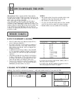 Preview for 8 page of maestrowave MW1000 Operation Manual