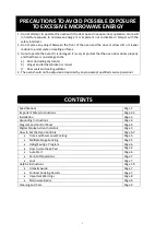 Preview for 2 page of maestrowave MW10T Operation Manual