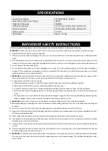 Preview for 3 page of maestrowave MW10T Operation Manual