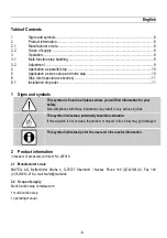 Предварительный просмотр 8 страницы Mafell 207910 Translation Of The Original Operating Manual