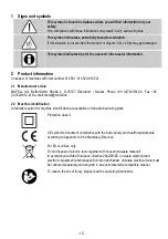 Preview for 15 page of Mafell 91C501 Translation Of The Original Operating Manual