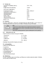 Preview for 72 page of Mafell 91C501 Translation Of The Original Operating Manual