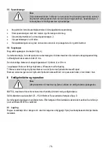 Preview for 76 page of Mafell 91C501 Translation Of The Original Operating Manual