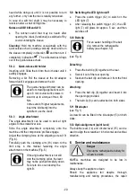 Preview for 22 page of Mafell 91C801 Operating Instructions Manual