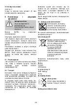 Preview for 98 page of Mafell 91D001 Translation Of The Original Operating Instructions