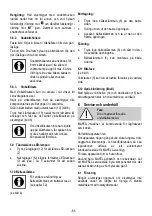 Preview for 81 page of Mafell A18 Operating Instructions Manual