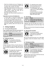 Предварительный просмотр 15 страницы Mafell BST 320 Original Operating Instructions