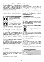 Preview for 16 page of Mafell BST 320 Original Operating Instructions