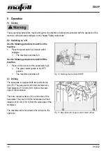Preview for 16 page of Mafell DD40P Operating/Safety Instructions Manual