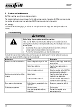 Preview for 20 page of Mafell DD40P Operating/Safety Instructions Manual