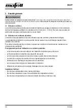 Preview for 28 page of Mafell DD40P Operating/Safety Instructions Manual