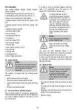 Preview for 22 page of Mafell DDF 40 Translation Of The Original Operating Instructions