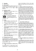 Предварительный просмотр 25 страницы Mafell DDF 40 Translation Of The Original Operating Instructions