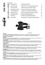 Preview for 1 page of Mafell EVA 150 E Translation Of The Original Operating Instructions