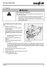 Preview for 23 page of Mafell K 55 18M bl Operating/Safety Instructions Manual