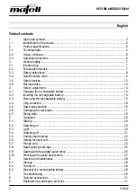 Preview for 2 page of Mafell K 65 18M bl Operating/Safety Instructions Manual