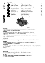 Предварительный просмотр 1 страницы Mafell K 65 cc Original Operating Instructions