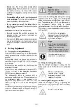 Preview for 25 page of Mafell K5518MBL Translation Of The Original Operating Instructions