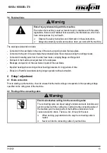 Предварительный просмотр 13 страницы Mafell K85Ec Operating/Safety Instructions Manual