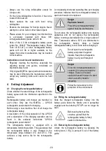 Preview for 22 page of Mafell KSS 60 36B Original Operating Instructions