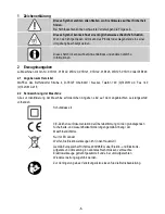 Preview for 6 page of Mafell KSS 60 cc Operating Instructions Manual