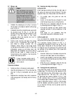 Preview for 25 page of Mafell KSS 60 cc Operating Instructions Manual