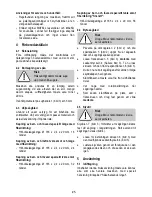 Preview for 95 page of Mafell KSS 60 cc Operating Instructions Manual