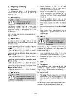 Preview for 106 page of Mafell KSS 60 cc Operating Instructions Manual