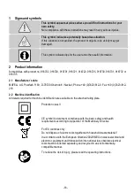 Preview for 15 page of Mafell KSS300 Original Operating Instructions And Spare Parts List