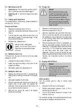 Preview for 20 page of Mafell KSS300 Original Operating Instructions And Spare Parts List