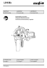 Mafell LS103Ec Operating/Safety Instructions Manual preview