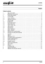 Preview for 2 page of Mafell LS103Ec Operating/Safety Instructions Manual