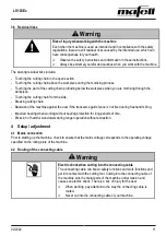 Preview for 11 page of Mafell LS103Ec Operating/Safety Instructions Manual