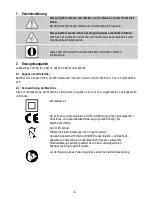 Preview for 6 page of Mafell MKS 145 Ec Original Operating Instructions And Spare Parts List