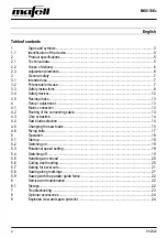 Preview for 2 page of Mafell MKS130Ec Operating/Safety Instructions Manual