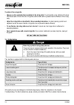 Preview for 12 page of Mafell MKS130Ec Operating/Safety Instructions Manual