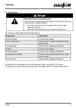 Preview for 13 page of Mafell MKS185Ec Operating/Safety Instructions Manual