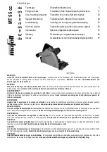 Mafell MT 55 cc Translation Of The Original Operating Instructions preview