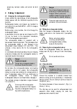 Preview for 25 page of Mafell MT55 18M bl Translation Of The Original Operating Instructions