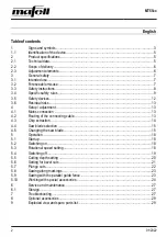 Preview for 2 page of Mafell MT55cc Operating/Safety Instructions Manual